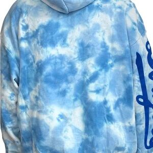 Aviator Nation Dodgers Sky Blue Tie-Dye Hoodie